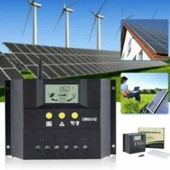 Trade Shop - Regolatore Di Carica Solare Fotovoltaico 50a Led 12v /24v Per Pannello Solare