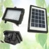 Trade Shop - Faro Faretto 30 Led Energia Solare Pannello Batteria Ricaricabile Ip65 3w 5v