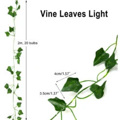 Edera Finta Decorazioni Piante Finte Da Interno Esterno, 2M Con 20 Luce, Energia Solare, Aesthetic Room Decor Ghirlanda Piante Artificiali Per Festa Matrimonio Giardino 7 Edera Finta Decorazioni Piante Finte Da Interno Esterno, 2M Con 20 Luce, Energia Solare, Aesthetic Room Decor Ghirlanda Piante Artificiali Per Festa Matrimonio Giardino -Vendite VIDAXL || LEDVANCE || STEINEL 51189450 3