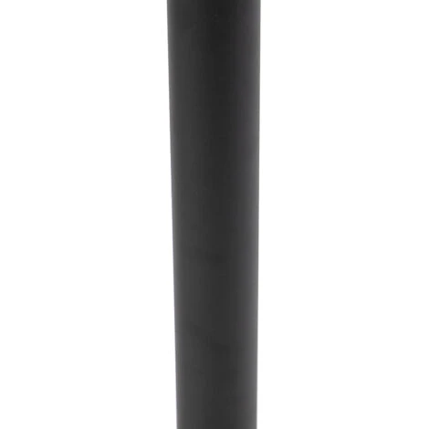 QAZQA Palo Da Giardino Prato - Moderno - Acciaio Inossidabile - Nero - Tondo/Oblungo Max. 1 X Watt 3 QAZQA Palo Da Giardino Prato - Moderno - Acciaio Inossidabile - Nero - Tondo/Oblungo Max. 1 X Watt - immagine 3