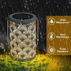 Lanterna Portatile - Lanterna Solare Da Esterno Per Un Ambiente Decorativo Da Appendere - Lanterna Da Giardino Cilindrica - Illuminazione Calda Per Cortile, Festa, Vialetto, Patio, Giardino, Prato Rot -Vendite VIDAXL || LEDVANCE || STEINEL 52008212 4