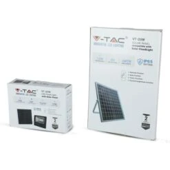 FARO ENERGIA SOLARE LED CON PANNELLO FARETTO CREPUSCOLARE + TELECOMANDO V TAC-40Watt -Vendite VIDAXL || LEDVANCE || STEINEL 52803331 5