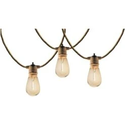 Ghirlanda Solare In Corda 10 Lampadine 7.50M FANTASY CORD SOLAR