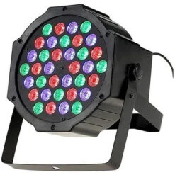 Faro LED Strobo 36 LED Proiettore Effetto Luci Discoteca RGB Sensore Sonoro Slim