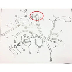 Ricambio Deviatore Con Bocca Erogazione Per Modello Forme Albatros 4R21037600 -Vendite VIDAXL || LEDVANCE || STEINEL 54044152 4