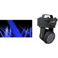 Faro 7 Led Testa Rotante DMX 512 Proiettore Strobo Effetti Luce MD-710 -Vendite VIDAXL || LEDVANCE || STEINEL 5430124 4