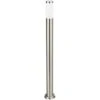 Lindby Lampioncino Cilindrico Kristof, Acciaio Inox