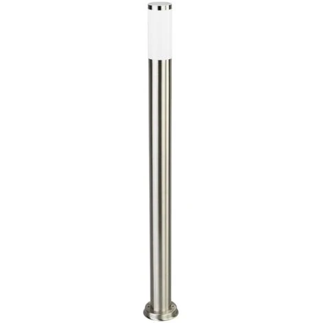 Lindby Lampioncino Cilindrico Kristof, Acciaio Inox 1 Lindby Lampioncino Cilindrico Kristof, Acciaio Inox