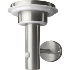 LEDVANCE Apparecchio LED A Parete E A Soffitto, Lampada Da Esterno, ENDURA® STYLE SOLAR DOUBLE CIRCLE / 6 W, 3.2 V, Bianco Caldo, 3000 K, Materiale: Acciaio, IP44