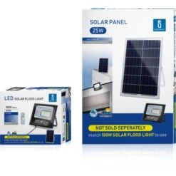 FARO SOLARE 100 W CON PANNELLO CREPUSCOLARE CON TELECOMANDO IP 67 -Vendite VIDAXL || LEDVANCE || STEINEL 57205382 4