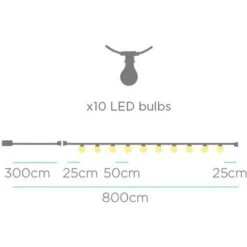 ALLEGRA OUTDOOR 3000K BLACK 5MT+3MT CABLE 220V - Luce CALDA 5 ALLEGRA OUTDOOR 3000K BLACK 5MT+3MT CABLE 220V - Luce CALDA -Vendite VIDAXL || LEDVANCE || STEINEL 58091749 3