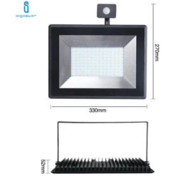 FARO LED 100 WATT W FARETTO CON SENSORE CREPUSCOLARE FREDDO ESTERNO 100W -Vendite VIDAXL || LEDVANCE || STEINEL 58211906 5