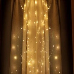 Wisdom Cascata Di Luci Con 300 Micro Led Bianco Caldo15 Fili In Rame Da 2 Metri Per Uso Interno Ed Esterno -Vendite VIDAXL || LEDVANCE || STEINEL 58215652 3