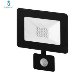 FARO LED CON SENSORE DI MOVIMENTO 20W SMD 4000K NATURALE IP65 ESTERNI AIGOSTAR