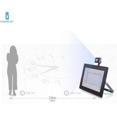 FARO LED CON SENSORE DI MOVIMENTO 20W SMD 4000K NATURALE IP65 ESTERNI AIGOSTAR 5 FARO LED CON SENSORE DI MOVIMENTO 20W SMD 4000K NATURALE IP65 ESTERNI AIGOSTAR - immagine 5