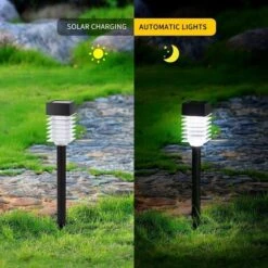 8 LAMPADE DA GIARDINO ESTERNO 6000k RICARICA SOLARE PICCHETTO PALETTI LED SOLARI LUCE -Vendite VIDAXL || LEDVANCE || STEINEL 59301997 4