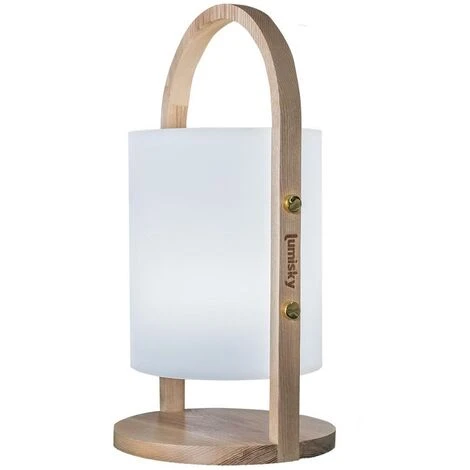 Lanterna LED Senza Fili H37CM WOODY 1 Lanterna LED Senza Fili H37CM WOODY