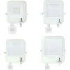 FARO LED FARETTO CON SENSORE BIANCO MOVIMENTO CREPUSCOLARE FREDDO NATURALE IP 65 10W 20W 30W 50W 100W - Watt: 20 Watt - Luce: Fredda
