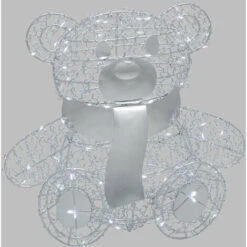 Orsetto Teddy Bear Luminoso Con Led Bianco Freddo Argento Per Interno -Vendite VIDAXL || LEDVANCE || STEINEL 62146339 3