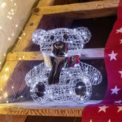 Orsetto Teddy Bear Luminoso Con Led Bianco Freddo Argento Per Interno -Vendite VIDAXL || LEDVANCE || STEINEL 62146339 4