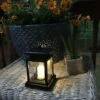 Leuchten Xjled Umbrella Outdoor LED Solar Lantern Wireless LED Solar Light Lampada Solare Fürgarten Decorazione Del Giardino, Recinzione, Giardino, Garage, Scale, Ecc.