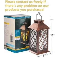 Lanterna Solare A Sospensione Per Esterni A LED Senza Fiamma Per Tavoli, Esterni, Feste, Ecc. 8 Lanterna Solare A Sospensione Per Esterni A LED Senza Fiamma Per Tavoli, Esterni, Feste, Ecc. -Vendite VIDAXL || LEDVANCE || STEINEL 63852193 4