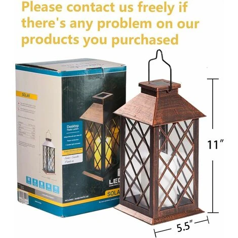 Lanterna Solare A Sospensione Per Esterni A LED Senza Fiamma Per Tavoli, Esterni, Feste, Ecc. 4 Lanterna Solare A Sospensione Per Esterni A LED Senza Fiamma Per Tavoli, Esterni, Feste, Ecc. - immagine 4