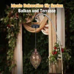 Lanterna LED Da Esterno A Energia Solare - Decorazione In Metallo - Per Giardino, Patio, Balcone [Classe Di Efficienza Energetica A+] -Vendite VIDAXL || LEDVANCE || STEINEL 63852425 5