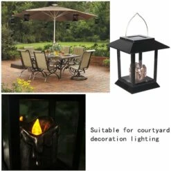 Lanterne Solari, 6 Pezzi Lanterna A Candela Solare Appesa Lampada Da Giardino A Luce Tremolante A LED Da Esterno Impermeabile -Vendite VIDAXL || LEDVANCE || STEINEL 63852667 5