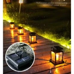 Lanterna Solare Da Appendere All'aperto, Luce Effetto Candela Con Paletto Per Tavolo Da Giardino Da Giardino Di Natale Di Halloween (Confezione Da 1 Candela) -Vendite VIDAXL || LEDVANCE || STEINEL 63855206 3