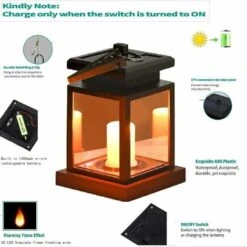 Lanterna Solare Da Appendere All'aperto, Luce Effetto Candela Con Paletto Per Tavolo Da Giardino Da Giardino Di Natale Di Halloween (Confezione Da 1 Candela) -Vendite VIDAXL || LEDVANCE || STEINEL 63855206 4