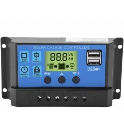 Regolatori Regolatore Di Carica Del Pannello Solare 12V 24V Dual USB Solar Charge Controller Display LCD 10/20/30A(20A)