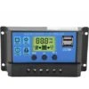 Regolatori Regolatore Di Carica Del Pannello Solare 12V 24V Dual USB Solar Charge Controller Display LCD 10/20/30A(10A)