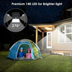 RHAFAYRE Luci Solari Per Esterni, 140 LED Lampade Da Parete Con Sensore Di Movimento Con Angolo Di 270°, 3 Modalità Di Illuminazione IP65 Luci Di Sicurezza Solari Impermeabili Per Garage, Recinzione, -Vendite VIDAXL || LEDVANCE || STEINEL 65490340 5