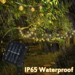 Stringa Di Luci Solari Per Esterni 12M 100 LED Luci Di Stringa Bianche Calde Con 8 Modalità E Lampada Decorativa Impermeabile IP65 Ideale Per Casa, Giardino, Festival, Albero Di Natale -Vendite VIDAXL || LEDVANCE || STEINEL 67410353 5