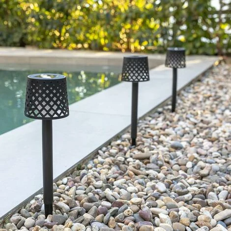 GRETITA SOLAR BLACK 3000K CONF. DA 4PZ - Luce CALDA 2 GRETITA SOLAR BLACK 3000K CONF. DA 4PZ - Luce CALDA - immagine 2