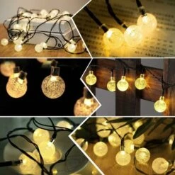 Stringa Di Luce Solare 12M, 100 Lampadine LED A Colori Caldi, 8 Modalità Di Illuminazione, IP65 Impermeabile Con Pannello Solare 2V 100mA, Per Decorazione Esterna/interna, Albero Di Natale, Serate Di -Vendite VIDAXL || LEDVANCE || STEINEL 67912015 3