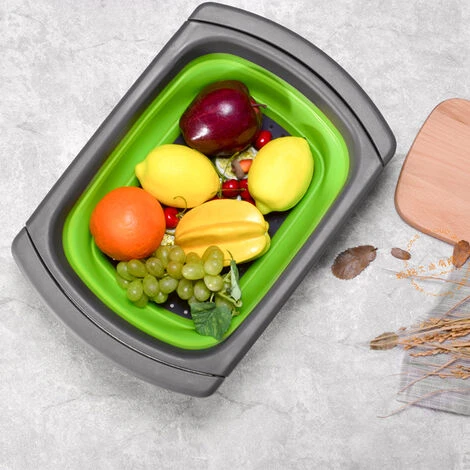 Cestello Di Scarico Rettangolare Multifunzionale Retrattile Creativo Con Funzione Di Perdita 2 Cestello Di Scarico Rettangolare Multifunzionale Retrattile Creativo Con Funzione Di Perdita - immagine 2