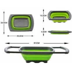 Cestello Di Scarico Rettangolare Multifunzionale Retrattile Creativo Con Funzione Di Perdita 7 Cestello Di Scarico Rettangolare Multifunzionale Retrattile Creativo Con Funzione Di Perdita -Vendite VIDAXL || LEDVANCE || STEINEL 67912056 3