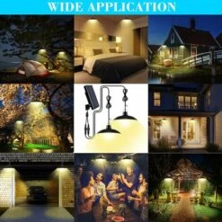 Lampada Solare Per Esterni, Lampadario Solare Impermeabile A Doppia Testa IP65 Con Telecomando Per Giardino/pergola/balcone/terrazza (bianco Caldo) -Vendite VIDAXL || LEDVANCE || STEINEL 67912495 5