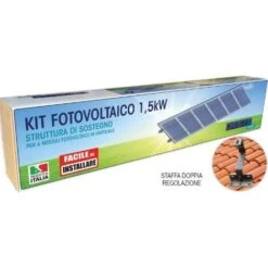 Kit Struttura Di Sostegno Orbis Kit Fst-r6 6 Moduli Fotovoltaici- Obkt6315