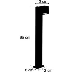 QAZQA Palo Da Giardino Baleno - Moderno - Alluminio,Vetro - Ruggine - Oblungo GU10 Max. 1 X 5 Watt 7 QAZQA Palo Da Giardino Baleno - Moderno - Alluminio,Vetro - Ruggine - Oblungo GU10 Max. 1 X 5 Watt -Vendite VIDAXL || LEDVANCE || STEINEL 69640562 3