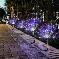 Luce Solare Da Giardino Per Esterni Fuochi D'artificio Solari Per La Festa Della Mamma, Festa Di Matrimonio, Natale, Decorazione Per Feste Di Compleanno, Illuminazione, Confezione Da 2 -Vendite VIDAXL || LEDVANCE || STEINEL 69714673 4