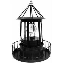 Luci Solari Da Giardino Per Esterni, Faro Ad Energia Solare, Luci Solari A LED, Lampada Rotante A 360 Gradi, Torri Di Fumo Decorative Impermeabili Per Giardino, Patio, Cortile, Prato, Casa All'aperto