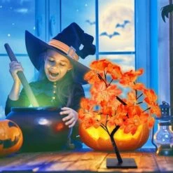 MINKUROW Lampada Da Tavolo Con Foglie Autunnali, Ramo Di Lampada A Led, Luce Per Albero A Led, Lampada Da Comodino Per Camera Da Letto, Luci Notturne, Decorazione Per Lampada Da Scrivania Per Natale, -Vendite VIDAXL || LEDVANCE || STEINEL 69786792 5