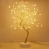 MINKUROW Luce Per Albero A Led, Luce Notturna A 108 Led A Stella, Albero Di Design Con Rami Di Filo Di Rame Regolabili, Per La Decorazione Della Festa Nuziale.