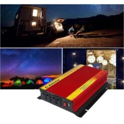 Inverter Potenza 1500W Trasformatore Corrente Auto Camper Campeggio Doppia Presa -Vendite VIDAXL || LEDVANCE || STEINEL 70064835 3