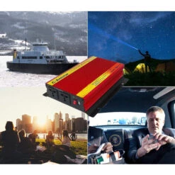 Inverter Potenza 2000W Trasformatore Corrente Doppia Presa Auto Camper Campeggio -Vendite VIDAXL || LEDVANCE || STEINEL 70064839 3