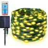 23M 200 LED Luci Della Stringa Solare Per Esterni 8 Modalità Luci Della Stringa Dell'albero Di Natale Luci Della Stringa Di Natale All'aperto Impermeabili Con Telecomando Per La Festa In Giardino Di N