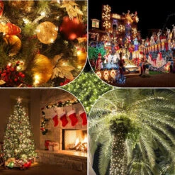 23M 200 LED Luci Della Stringa Solare Per Esterni 8 Modalità Luci Della Stringa Dell'albero Di Natale Luci Della Stringa Di Natale All'aperto Impermeabili Con Telecomando Per La Festa In Giardino Di N -Vendite VIDAXL || LEDVANCE || STEINEL 70835206 4